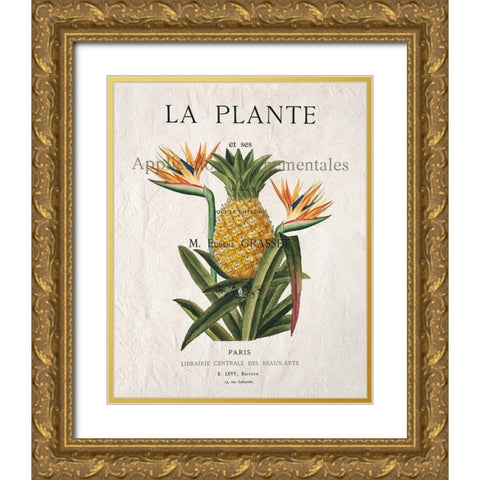 La Plante Gold Ornate Wood Framed Art Print with Double Matting by Kimberly, Allen