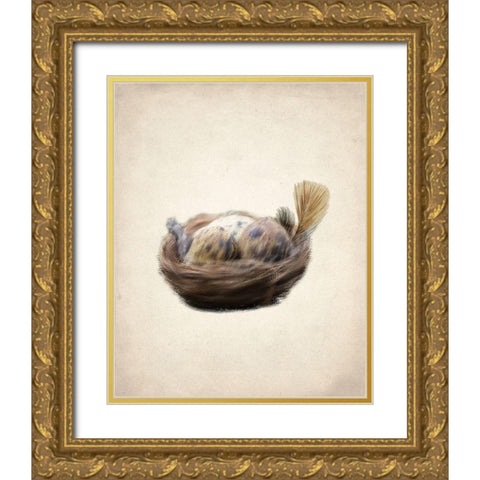 Natural 2 Gold Ornate Wood Framed Art Print with Double Matting by Kimberly, Allen