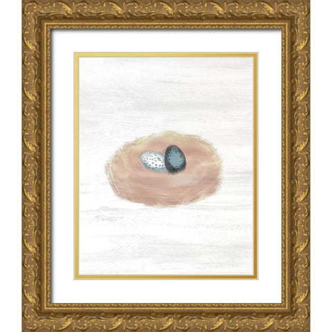 Nested 2 Gold Ornate Wood Framed Art Print with Double Matting by Kimberly, Allen