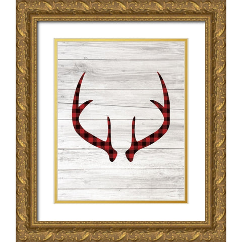 Farmhouse Christmas 7 Gold Ornate Wood Framed Art Print with Double Matting by Kimberly, Allen