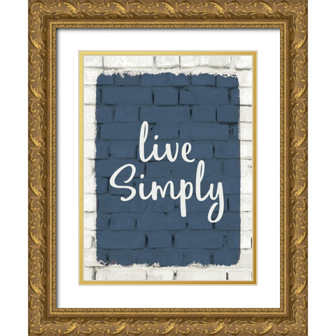 Farm Life 7 Gold Ornate Wood Framed Art Print with Double Matting by Kimberly, Allen