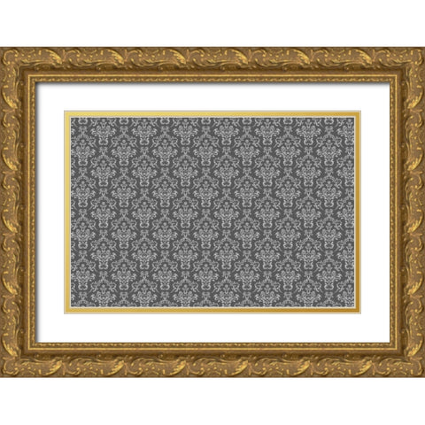 Live Love Travel Pattern 3 Gold Ornate Wood Framed Art Print with Double Matting by Allen, Kimberly