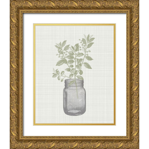 In the Jar 2 Gold Ornate Wood Framed Art Print with Double Matting by Kimberly, Allen