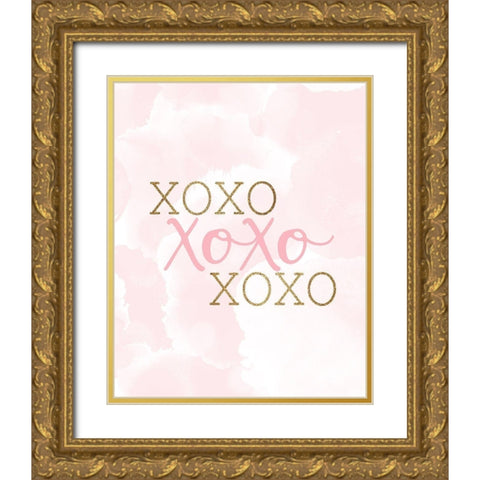 Forever 4 Gold Ornate Wood Framed Art Print with Double Matting by Kimberly, Allen