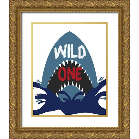 Wild One 4 Gold Ornate Wood Framed Art Print with Double Matting by Kimberly, Allen