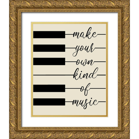 Make Your Own Gold Ornate Wood Framed Art Print with Double Matting by Kimberly, Allen