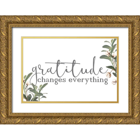 Homebody 5 Gold Ornate Wood Framed Art Print with Double Matting by Kimberly, Allen