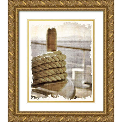Learning the Ropes 2 Gold Ornate Wood Framed Art Print with Double Matting by Kimberly, Allen