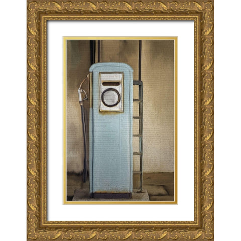 Filling Up Gold Ornate Wood Framed Art Print with Double Matting by Kimberly, Allen