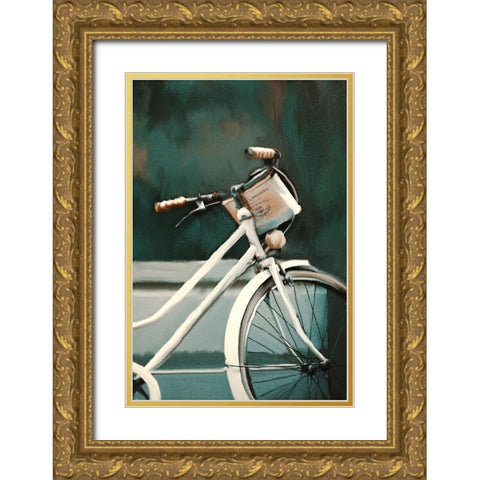 Vintage Delivery Gold Ornate Wood Framed Art Print with Double Matting by Kimberly, Allen