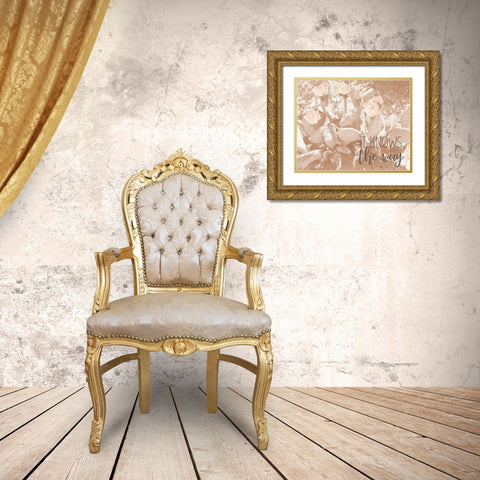 Follow Your Soul 2 Gold Ornate Wood Framed Art Print with Double Matting by Kimberly, Allen