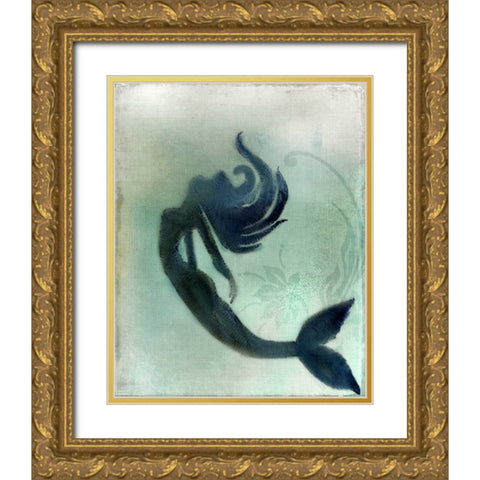 Splash Gold Ornate Wood Framed Art Print with Double Matting by Allen, Kimberly