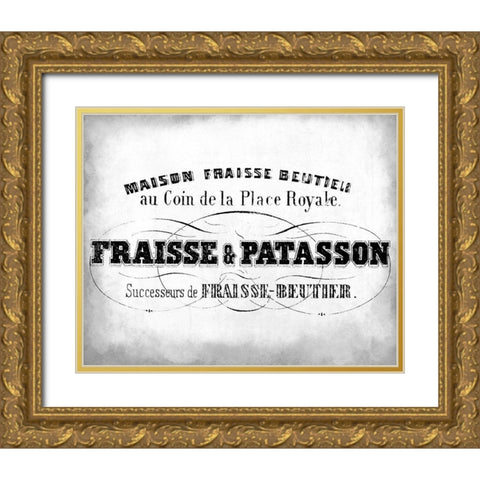 Maison Fraisse Gold Ornate Wood Framed Art Print with Double Matting by Kimberly, Allen