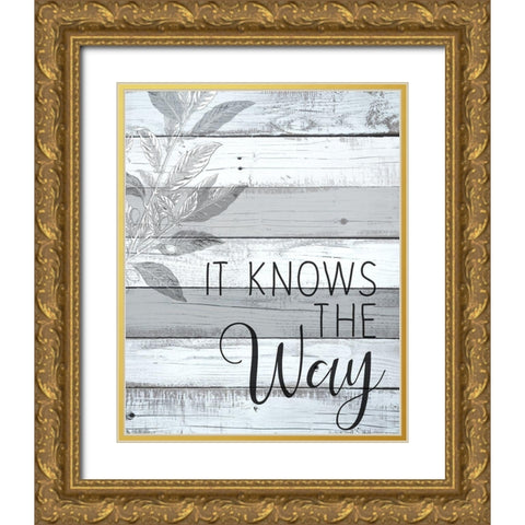 Follow Your Soul 2 Gold Ornate Wood Framed Art Print with Double Matting by Kimberly, Allen