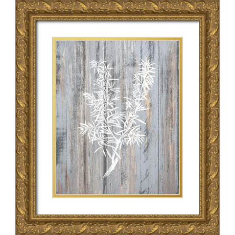 Botanical Wood 4 Gold Ornate Wood Framed Art Print with Double Matting by Kimberly, Allen