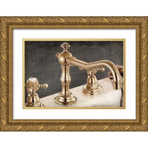Sink Gold Ornate Wood Framed Art Print with Double Matting by Kimberly, Allen