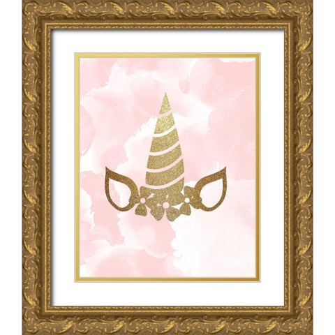 Born to Be 3 Gold Ornate Wood Framed Art Print with Double Matting by Kimberly, Allen