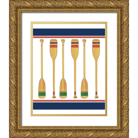 Exploring 2 Gold Ornate Wood Framed Art Print with Double Matting by Kimberly, Allen