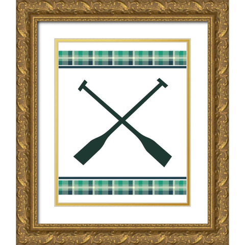 Woodland Retreat 2 Gold Ornate Wood Framed Art Print with Double Matting by Kimberly, Allen