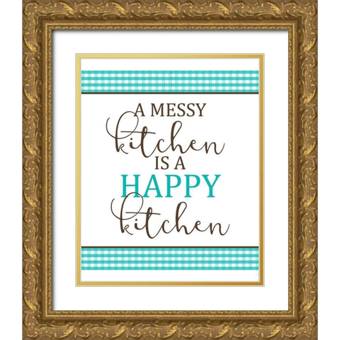 Home Ranch 2 Gold Ornate Wood Framed Art Print with Double Matting by Kimberly, Allen