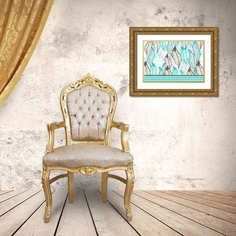 Home Ranch 7 Gold Ornate Wood Framed Art Print with Double Matting by Kimberly, Allen