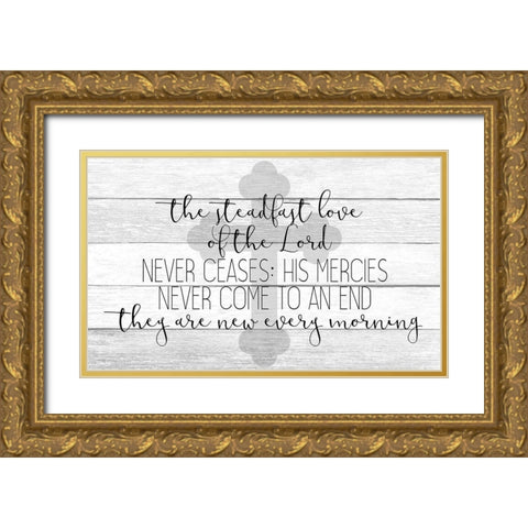 Steadfast Love Gold Ornate Wood Framed Art Print with Double Matting by Kimberly, Allen