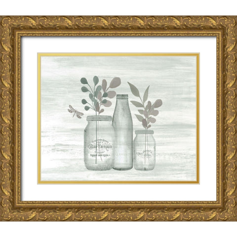 Wildflower Hope 1 Gold Ornate Wood Framed Art Print with Double Matting by Kimberly, Allen