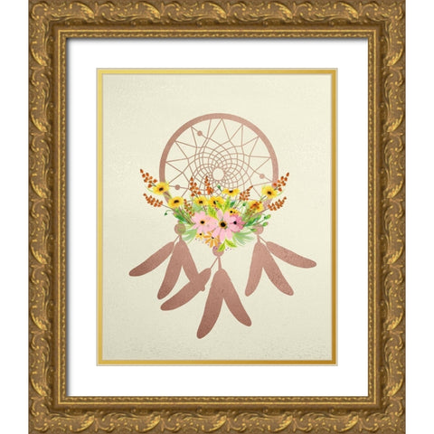 Create Wild 2 Gold Ornate Wood Framed Art Print with Double Matting by Kimberly, Allen