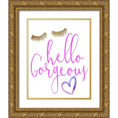 Gorgeous 2 Gold Ornate Wood Framed Art Print with Double Matting by Allen, Kimberly