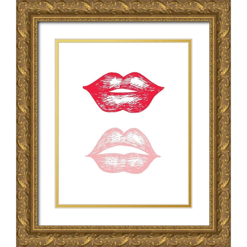 Inner Beauty 1 Gold Ornate Wood Framed Art Print with Double Matting by Allen, Kimberly
