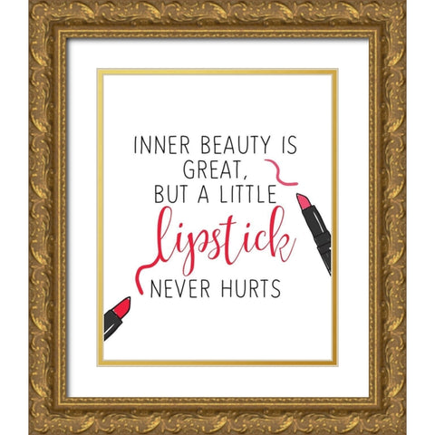 Inner Beauty 2 Gold Ornate Wood Framed Art Print with Double Matting by Allen, Kimberly
