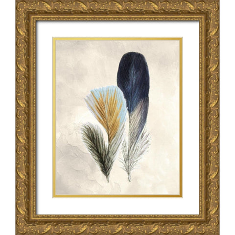 Two of a Kind 1 Gold Ornate Wood Framed Art Print with Double Matting by Allen, Kimberly