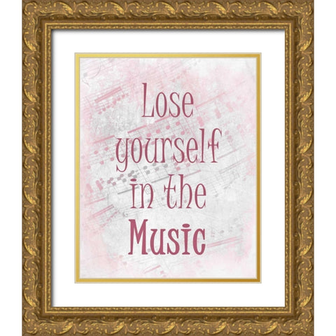 Lose Yourself A Gold Ornate Wood Framed Art Print with Double Matting by Allen, Kimberly