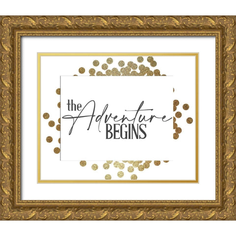 The Adventure Gold Ornate Wood Framed Art Print with Double Matting by Allen, Kimberly