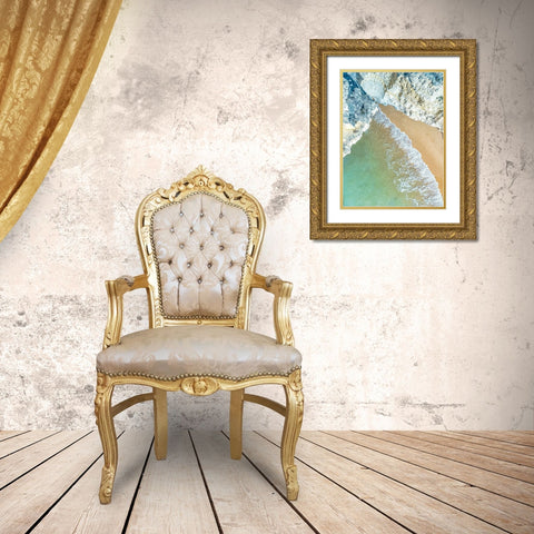 From Above Gold Ornate Wood Framed Art Print with Double Matting by Allen, Kimberly