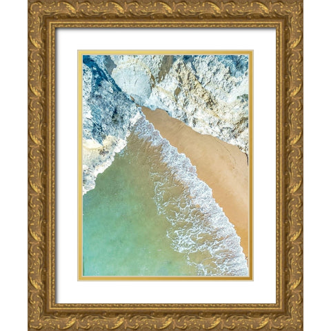 From Above Gold Ornate Wood Framed Art Print with Double Matting by Allen, Kimberly