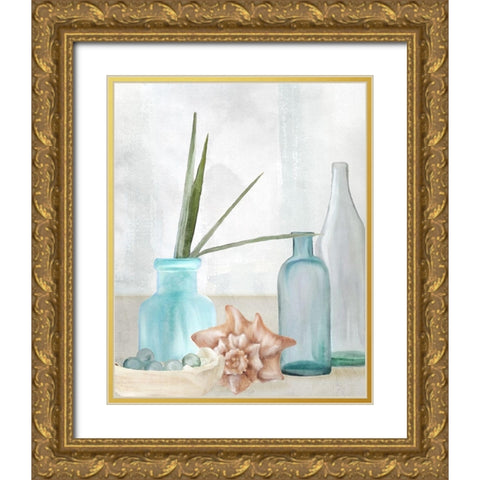 Seaside Escape 2 Gold Ornate Wood Framed Art Print with Double Matting by Allen, Kimberly