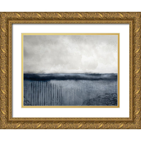 Beneath the Surface Gold Ornate Wood Framed Art Print with Double Matting by Kimberly, Allen