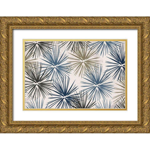 Burst Gold Ornate Wood Framed Art Print with Double Matting by Kimberly, Allen