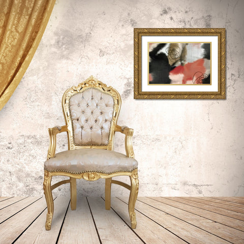 In Motion Gold Ornate Wood Framed Art Print with Double Matting by Kimberly, Allen