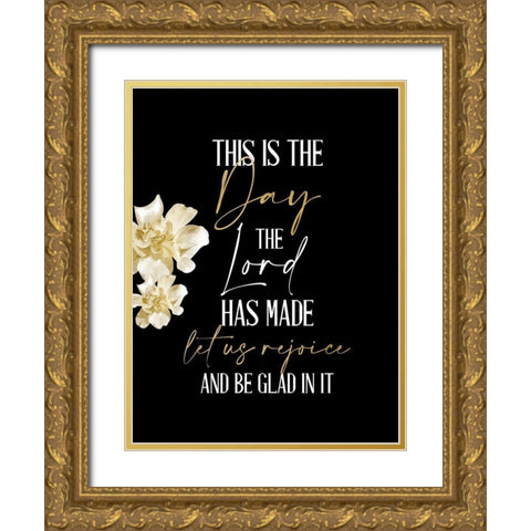 This is the Day Gold Ornate Wood Framed Art Print with Double Matting by Allen, Kimberly