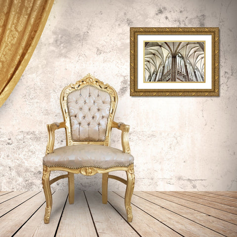 Arch 2 Gold Ornate Wood Framed Art Print with Double Matting by Allen, Kimberly