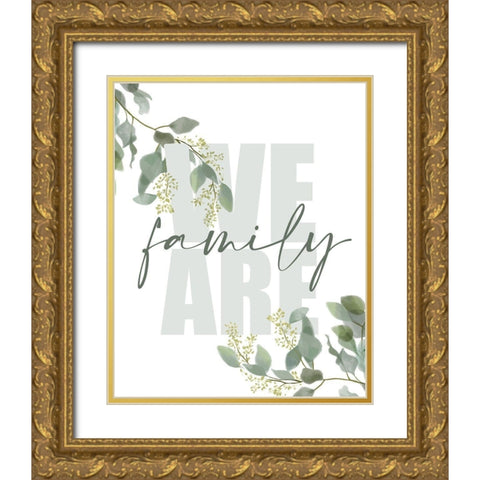 We Are Gold Ornate Wood Framed Art Print with Double Matting by Allen, Kimberly