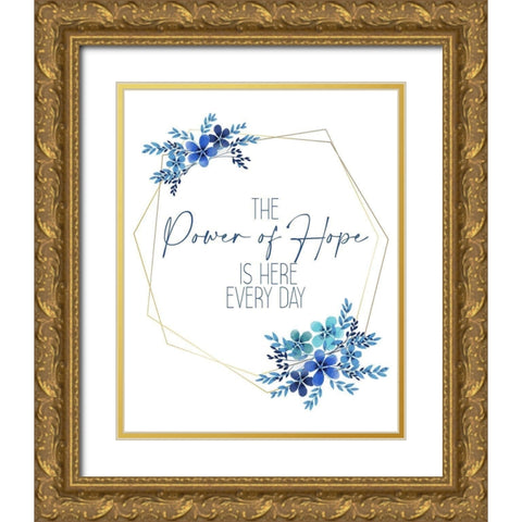 The Power Gold Ornate Wood Framed Art Print with Double Matting by Allen, Kimberly