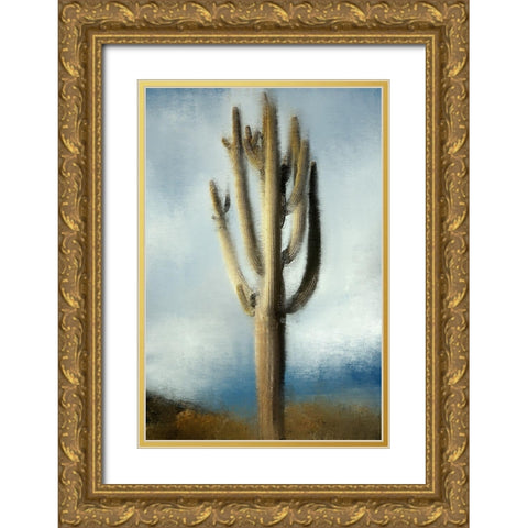 Standing Tall Gold Ornate Wood Framed Art Print with Double Matting by Allen, Kimberly