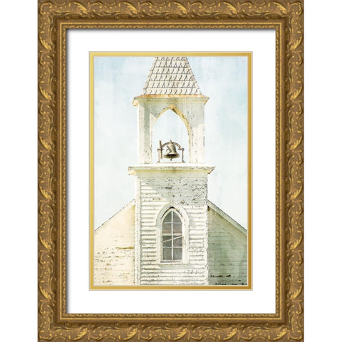 Steeple Gold Ornate Wood Framed Art Print with Double Matting by Allen, Kimberly