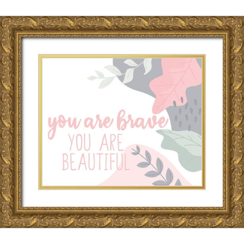 Affirmations 2 Gold Ornate Wood Framed Art Print with Double Matting by Allen, Kimberly