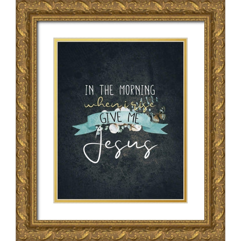 In the Morning Gold Ornate Wood Framed Art Print with Double Matting by Allen, Kimberly