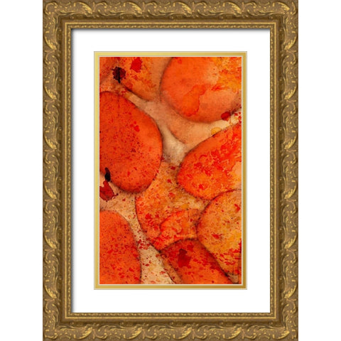 Orange Day A Gold Ornate Wood Framed Art Print with Double Matting by Allen, Kimberly