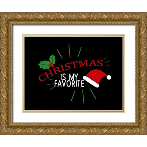 My Favorite Gold Ornate Wood Framed Art Print with Double Matting by Allen, Kimberly